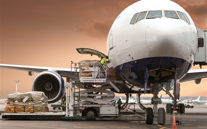 Самолеты, грузовые, аэропорт обои,s изображение