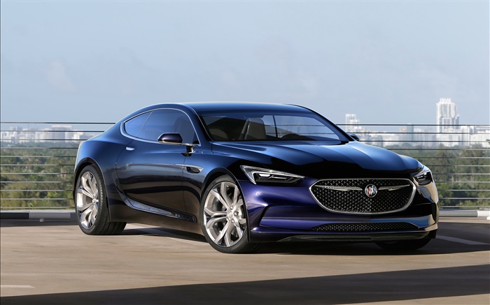 Buick Ависта концепт синий автомобиль обои,s изображение