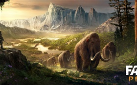 Far Cry: Primal, мамонты, древние HD обои