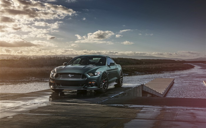 Ford Mustang GT 2015 Вид спереди суперкар обои,s изображение