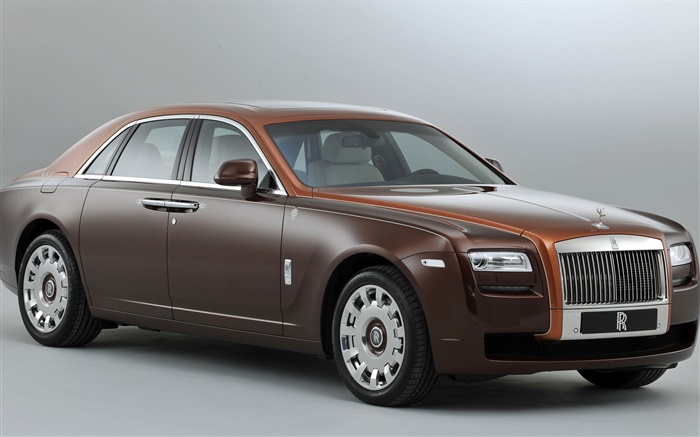 Rolls-Royce Ghost коричневый роскошный автомобиль обои,s изображение