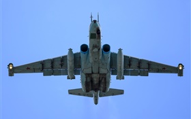 Су-25, дозвукового полета истребитель, вид снизу HD обои