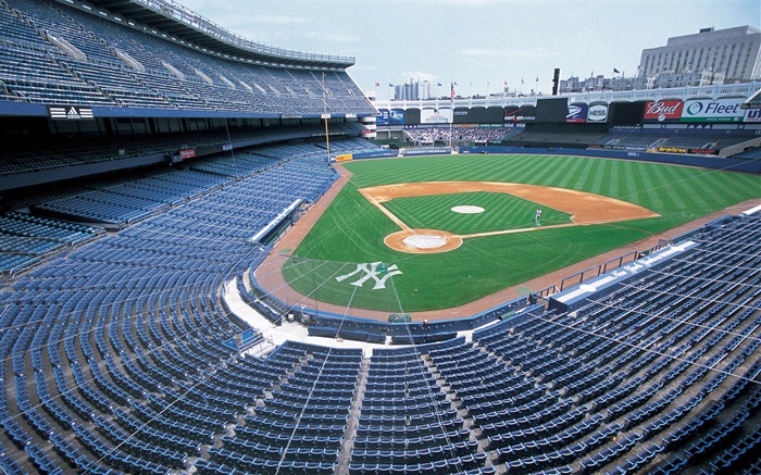 Бейсбол поле, стадион, Нью-Йорк, США обои,s изображение
