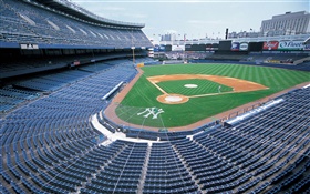 Бейсбол поле, стадион, Нью-Йорк, США HD обои