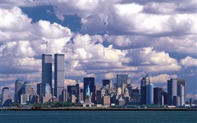 До 911, башни-близнецы, Манхэттен, США HD обои