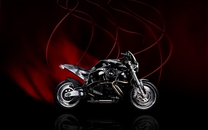 Buell мотоцикл, красный черный фон обои,s изображение