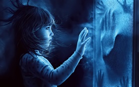 Ребенок, призрак, ночь, кино HD обои