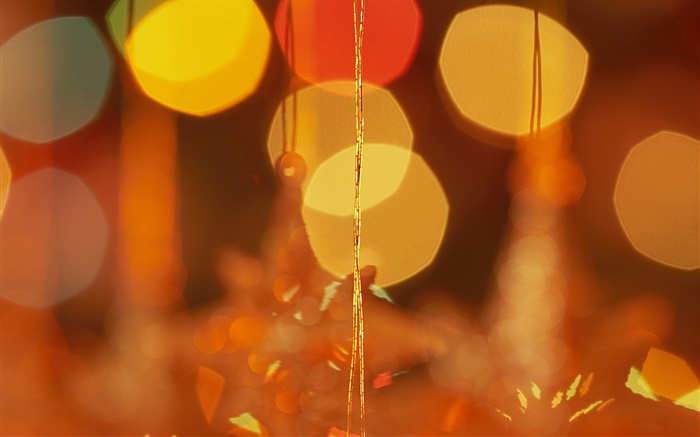 Новогоднее украшение, золотые звезды, блики обои,s изображение