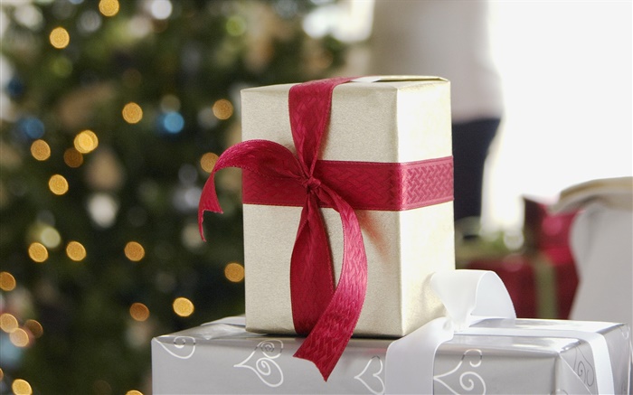 Рождественский подарок, коробка обои,s изображение