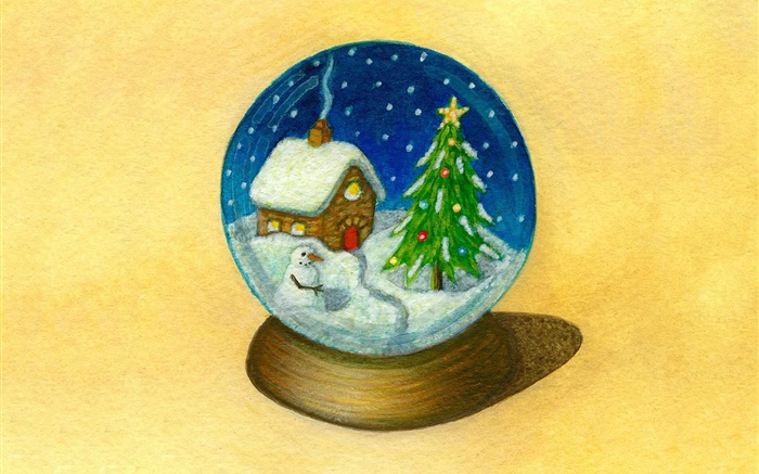 Рождество тематические фотографии, мяч, арт-дизайн обои,s изображение