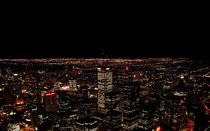 Вид на город ночь, огни, как звезды обои,s изображение