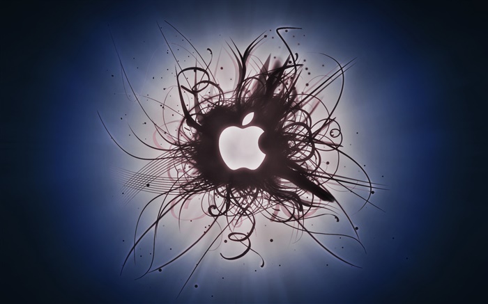 Креативные фотографии, соблазнительная, белый логотип компании Apple обои,s изображение