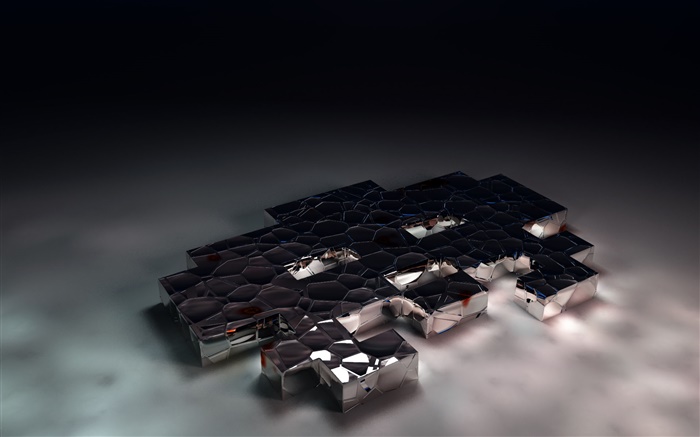 Cube дома, 3D изображения обои,s изображение
