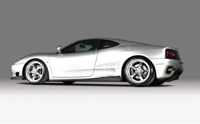 Ferrari F430 белый суперкар вид сбоку обои,s изображение