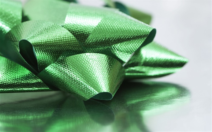 Зеленая лента, рождественские украшения обои,s изображение