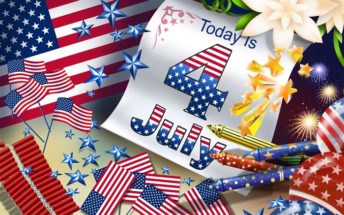 4 июля, в День независимости США тематические фотографии обои,s изображение