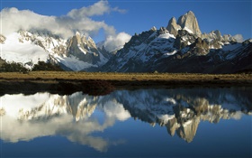 Национальный парк Лос-Гласиарес, Патагония, Аргентина, горы, озеро