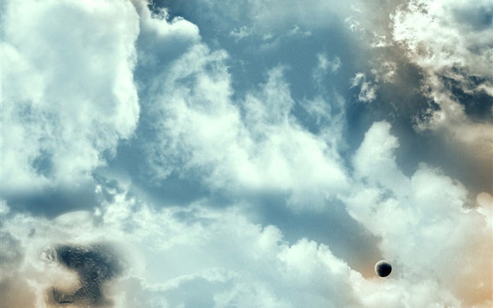 Небо, облака, планета обои,s изображение