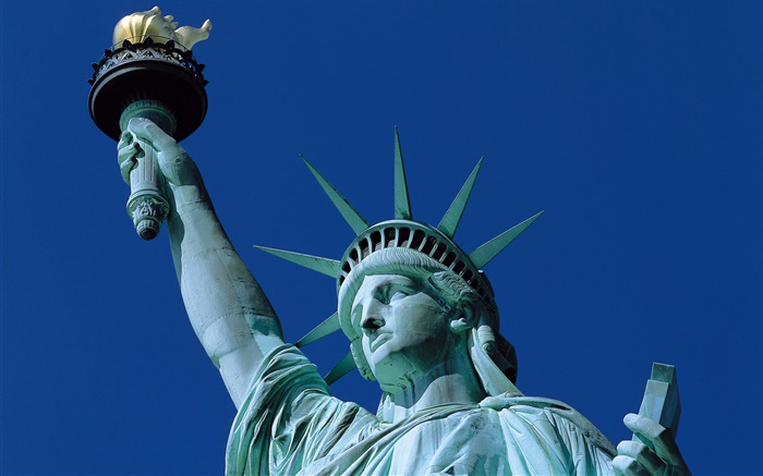 Статуя Свободы крупным планом обои,s изображение