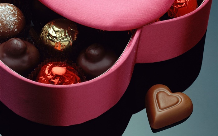 Сладкий шоколад, День Святого Валентина, романтические подарки обои,s изображение