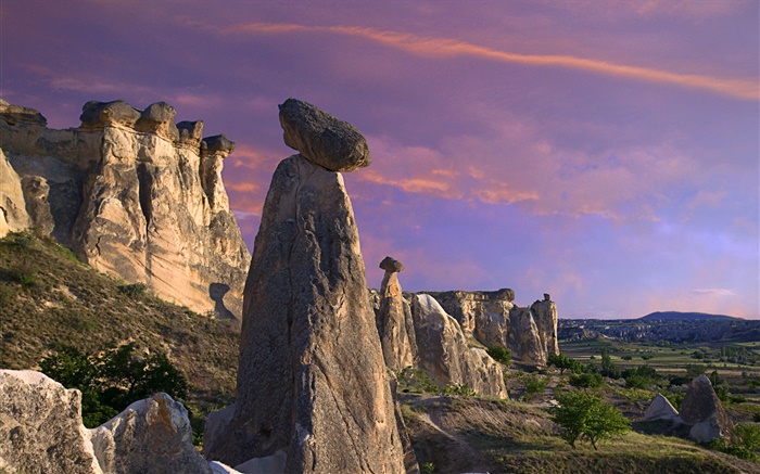 Сказочном Дымоходы, Национальный парк Гёреме, Турция обои,s изображение