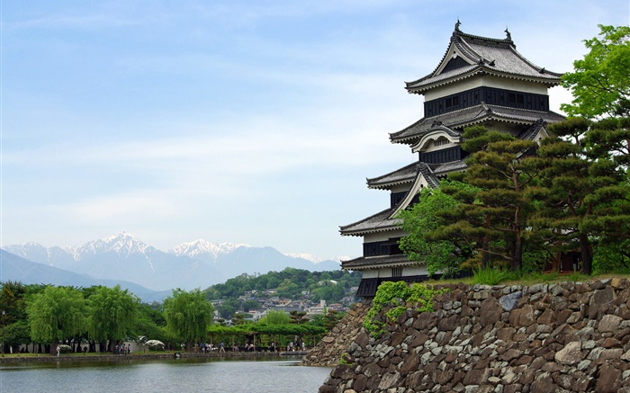 Путешествие в Токио, Япония, парк, озеро, храм обои,s изображение