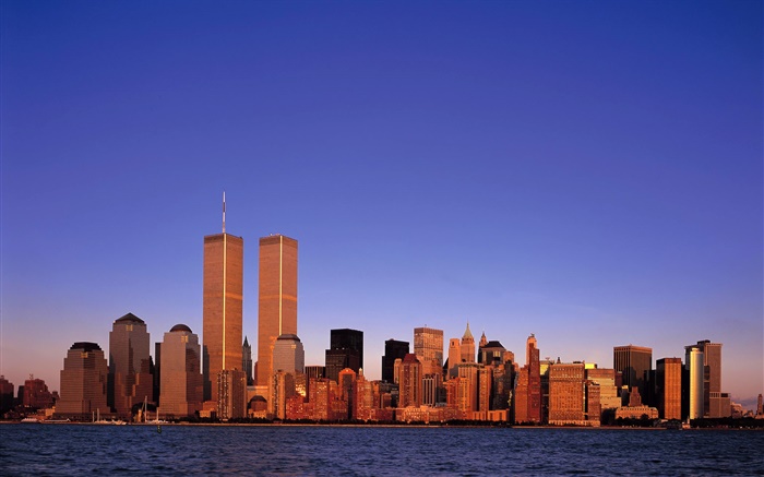 Башни-близнецы, США, до 911 обои,s изображение