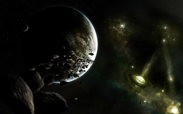 Вселенная, планеты, звезды, космические скалы, Туманность обои,s изображение