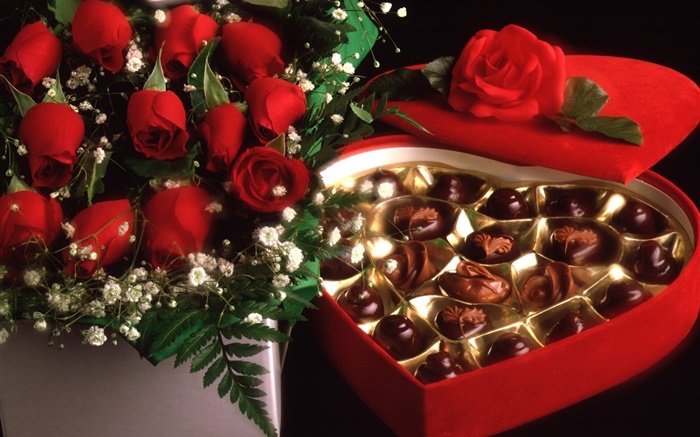 День подарков, сладкий шоколад Валентина обои,s изображение