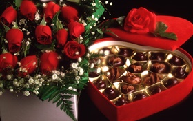 День подарков, сладкий шоколад Валентина HD обои