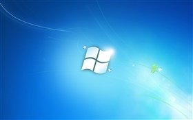 Windows 7 классический синий стиль HD обои
