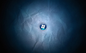 Windows 7 логотип, синий фон
