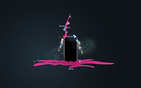 iPhone, креативный дизайн HD обои