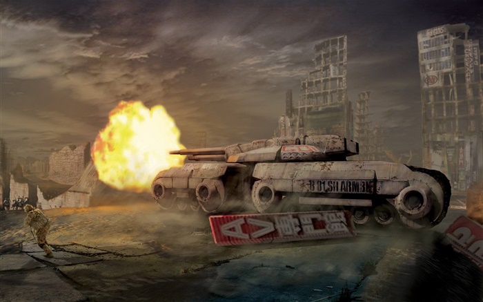 Командование и властвуй, танк, огонь обои,s изображение