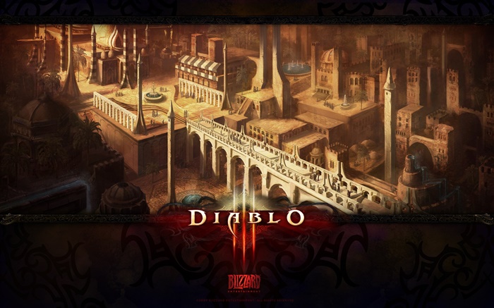 Diablo III, замок обои,s изображение