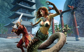 EverQuest, змея девушка HD обои