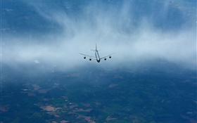 KC-135R Стратотанкер в небе, самолеты HD обои