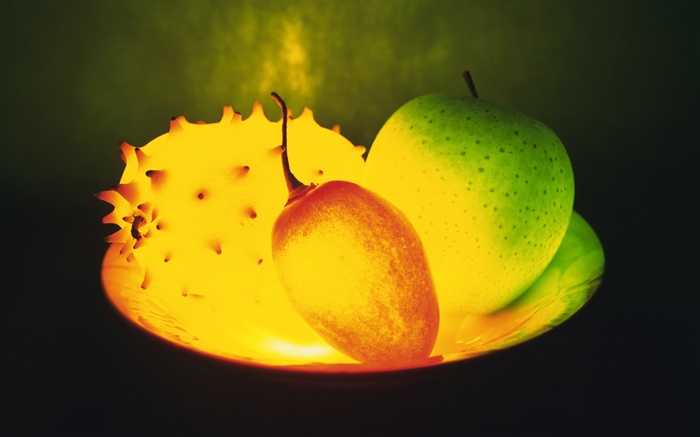 Свет фрукты, Кивано, дерево помидор, яблоко обои,s изображение