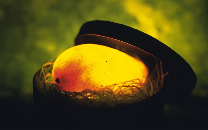 Свет фрукты, манго в гнезде обои,s изображение