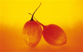 Свет фрукты, два помидора дерева HD обои