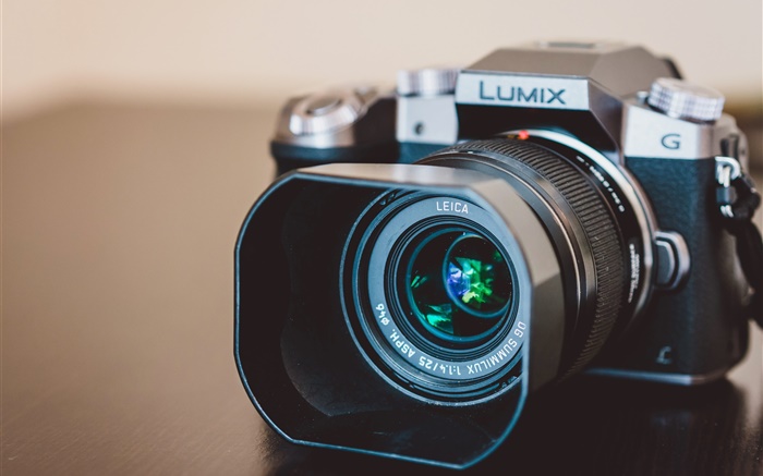 Lumix камера крупным планом, объектив обои,s изображение