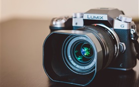 Lumix камера крупным планом, объектив