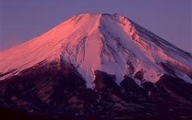 Гора Фудзи, Япония, сумерек HD обои