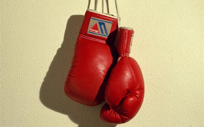 Красный боксерские перчатки, спорт обои,s изображение