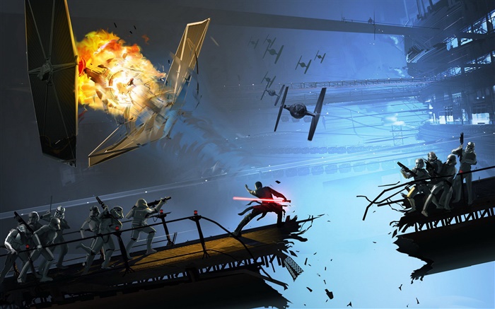 Звездные войны, игра широкоформатные обои,s изображение