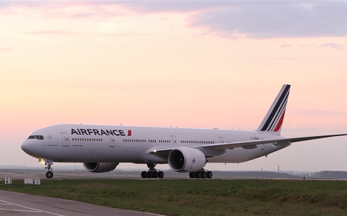 Boeing 777 пассажирский лайнер, Франция обои,s изображение