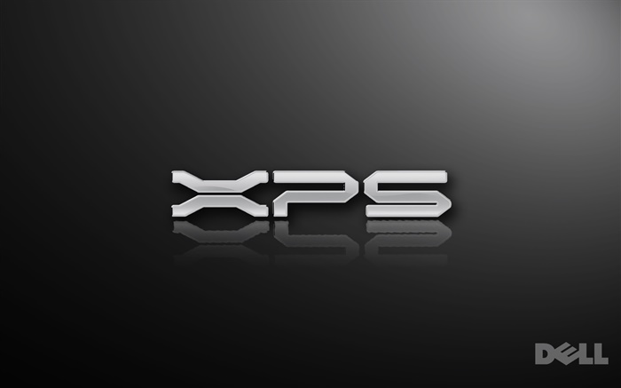 Dell XPS логотип, черный фон обои,s изображение