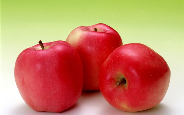 Плоды макросъемки, красные яблоки обои,s изображение