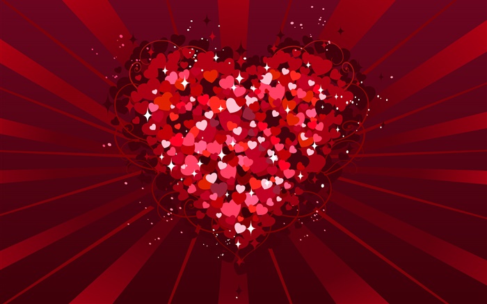 С Днем Святого Валентина, Любовь сердца, вектор обои,s изображение