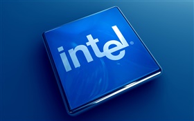 Intel 3D логотип HD обои